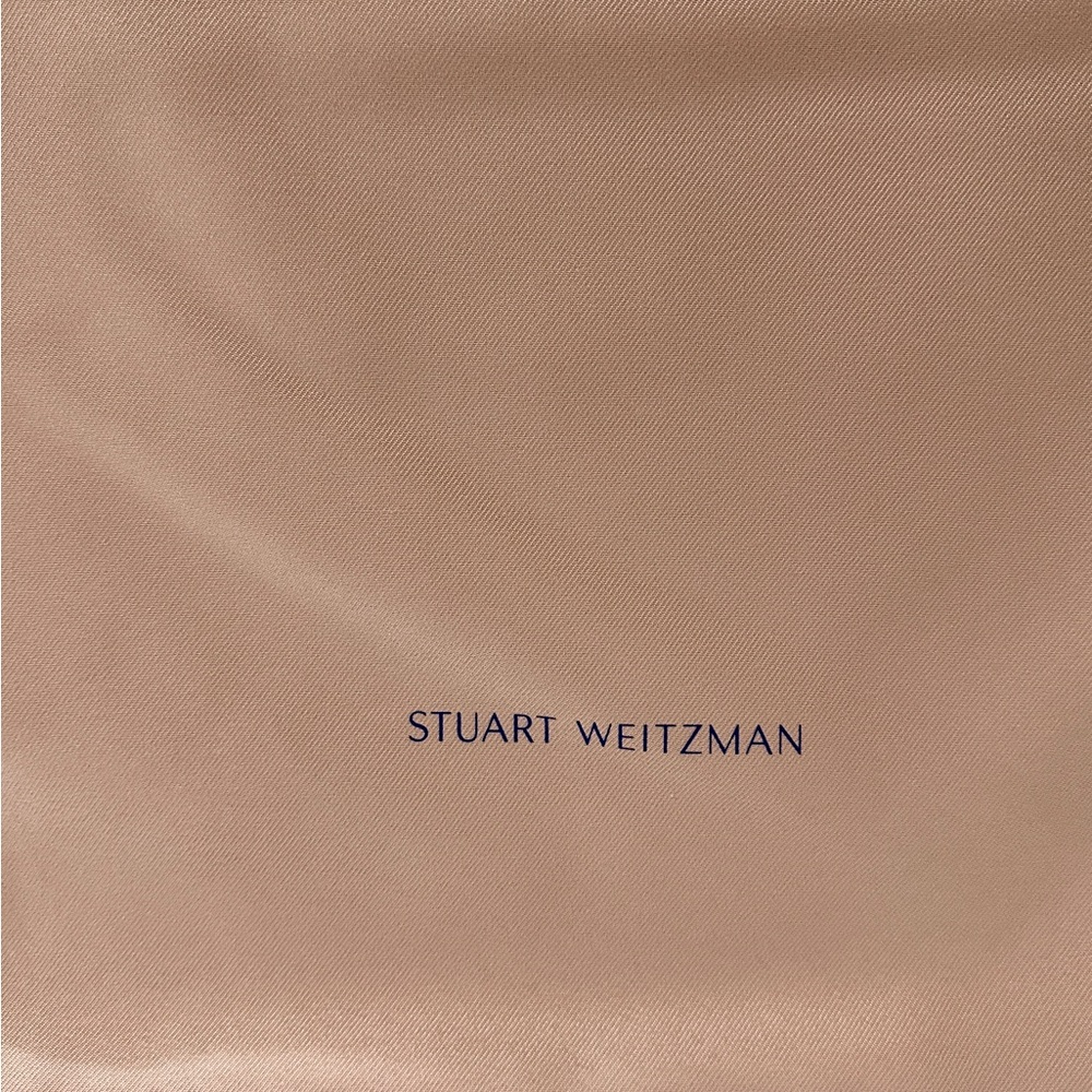 Stuart Weitzman Blush Drawstring Dustbag - image 3